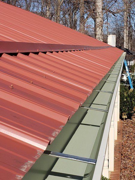 red roof & gutter