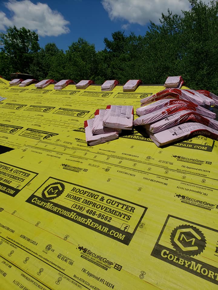 residential roof installation