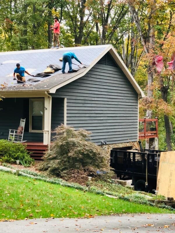 residential roof installation