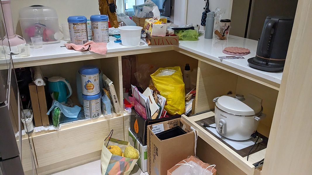 kitchen before