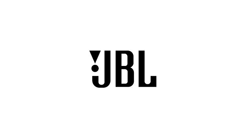Il logo jbl è in bianco e nero su sfondo bianco.