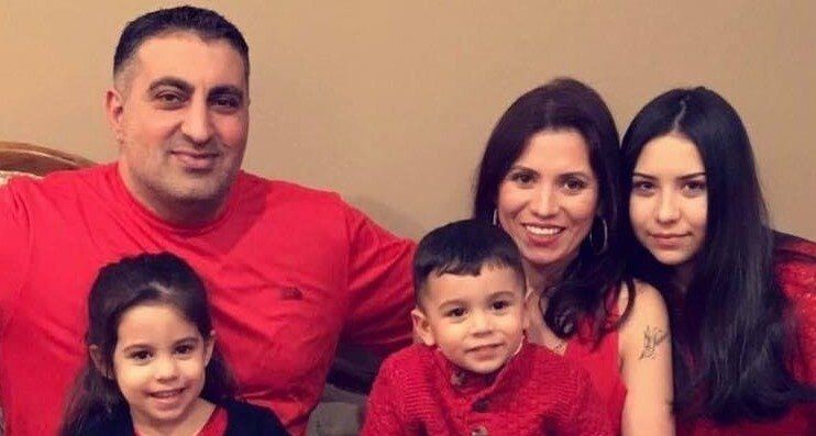 Rudi Gammo, Vida Gammo and their three children.