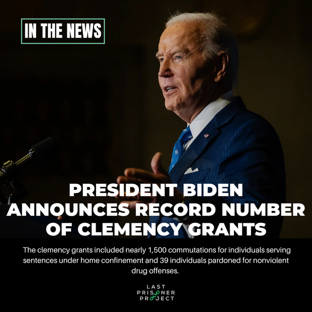 Biden Announces Record Clemency Grants