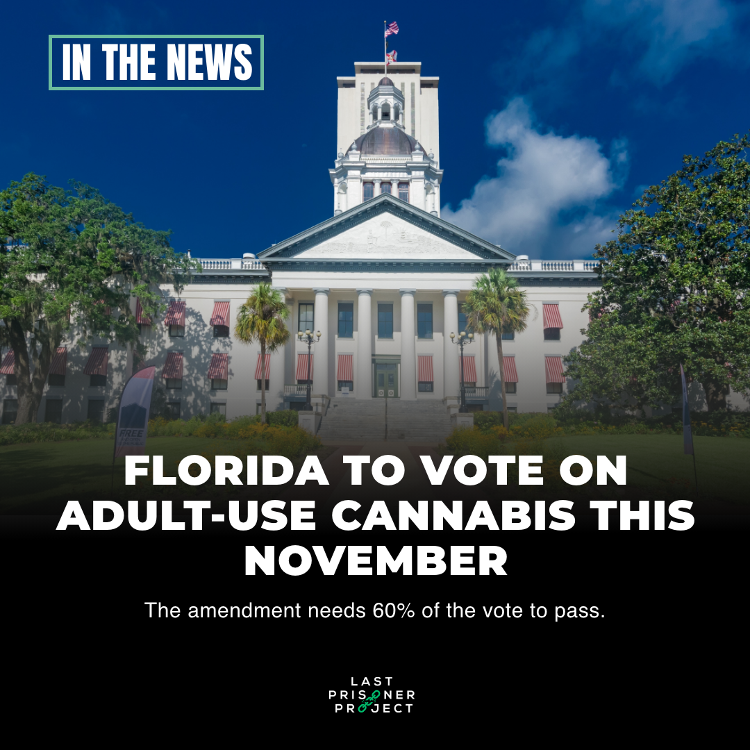 End Unjust Marijuana Incarceration in Florida, Vote YES on Amendment 3