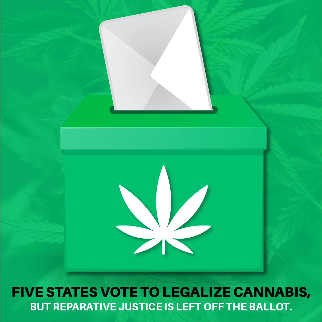 Tomorrow Five States Could Vote To Legalize Cannabis, But Reparative ...