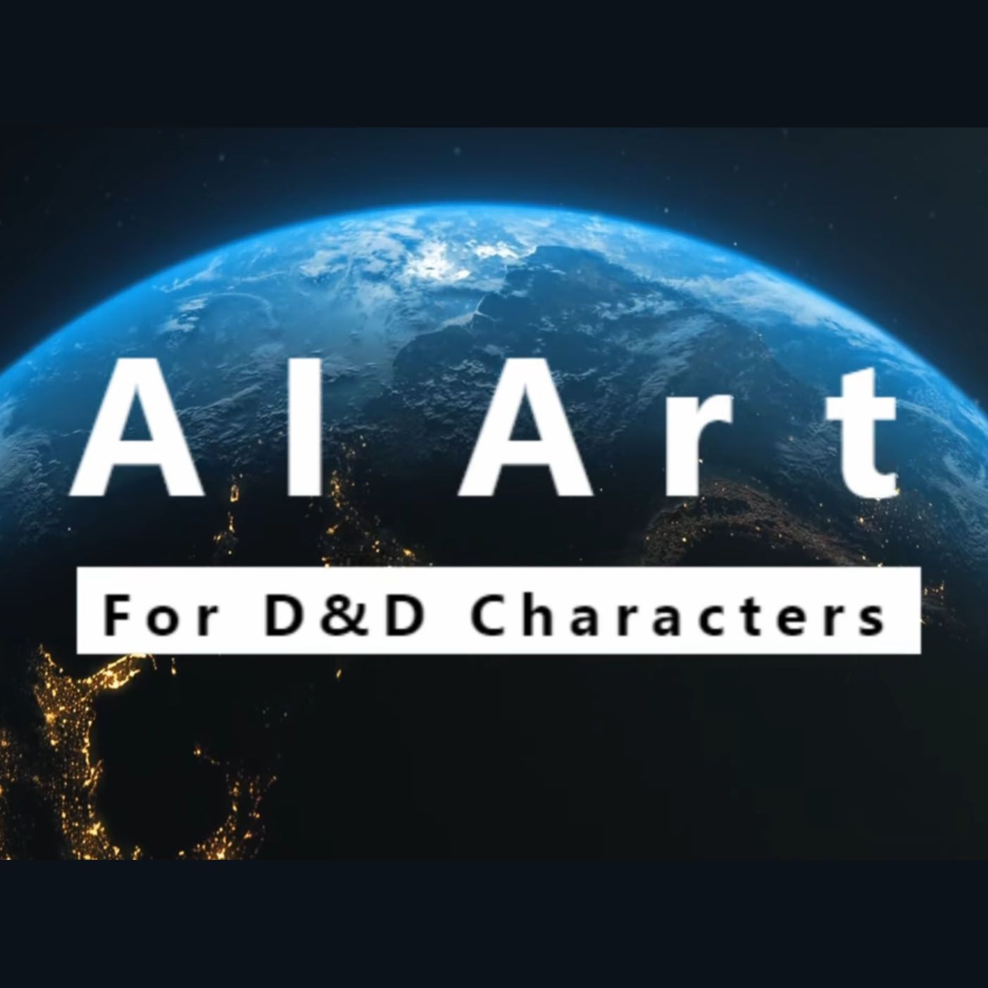 A logo for ai art for d & d characters