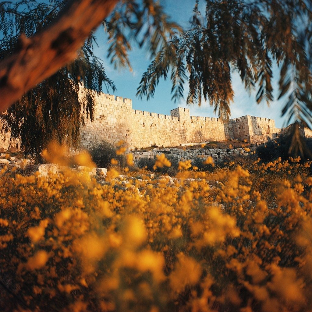 Cassia near the Old City Walls, Jerusalem