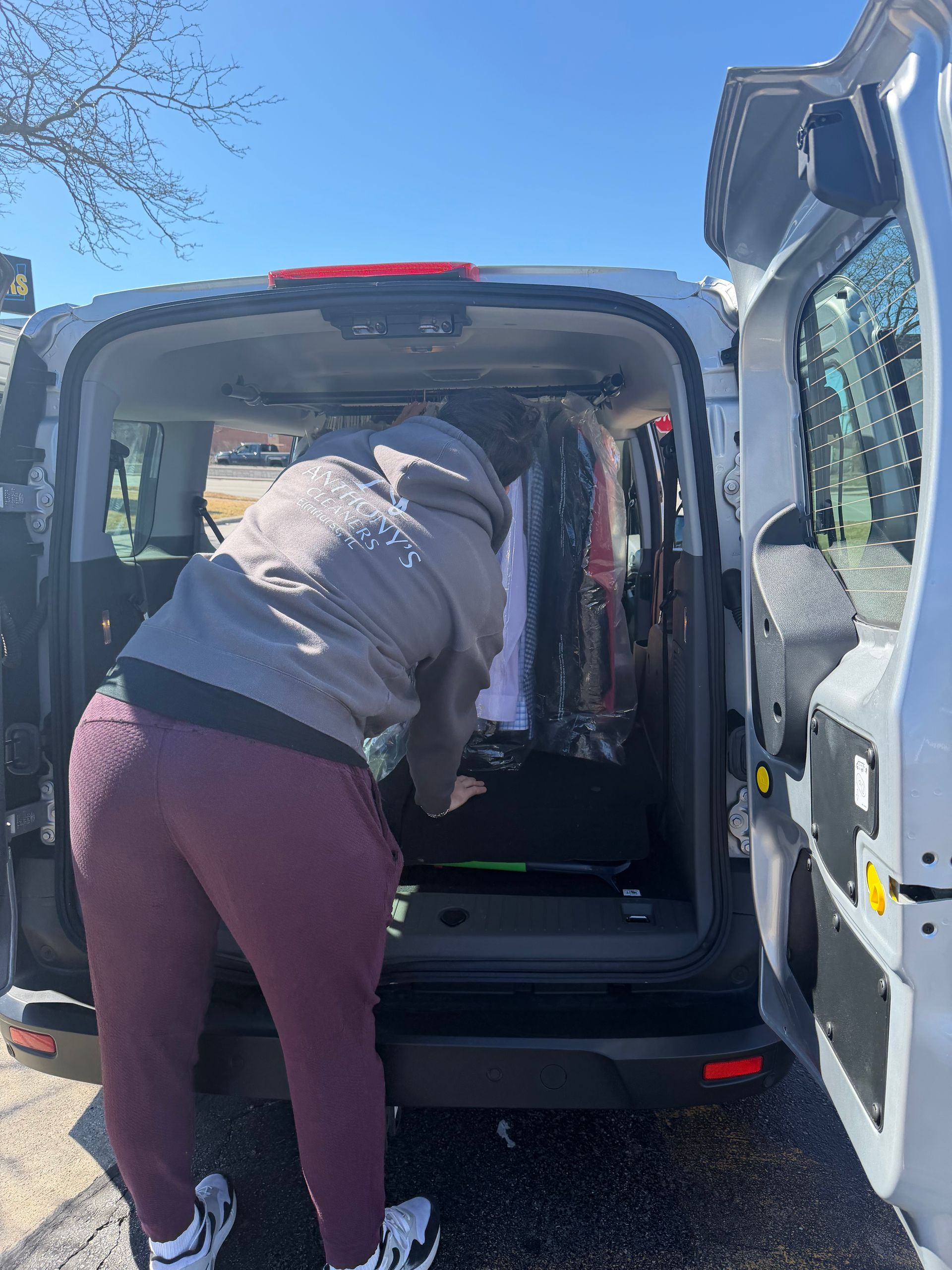 Anthonys Cleaners Pickup and Delivery Van