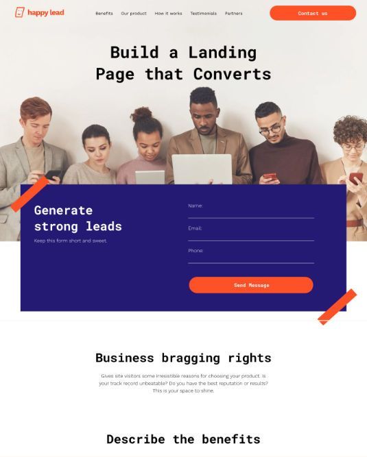 A group of people are standing next to each other looking at their phones and laptops.