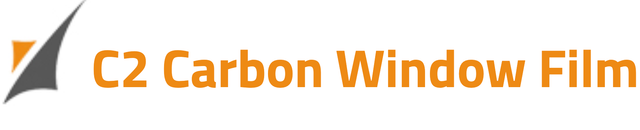 A logo for a company called c2 carbon window film