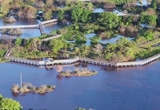 Wakodahatchee Wetlands in Delray Beach, Florida