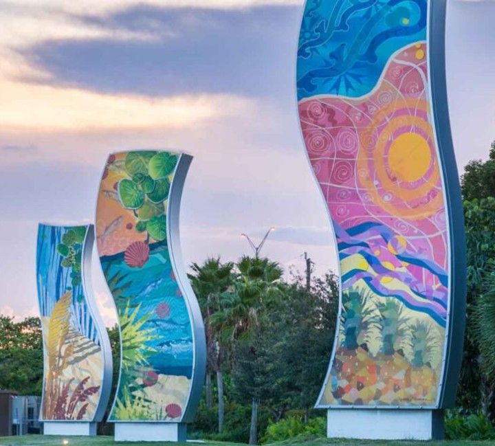 Art Sculpture exhibit in Delray Beach, Florida
