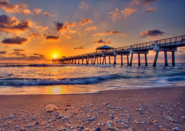 Pier in Juno Beach, Florida