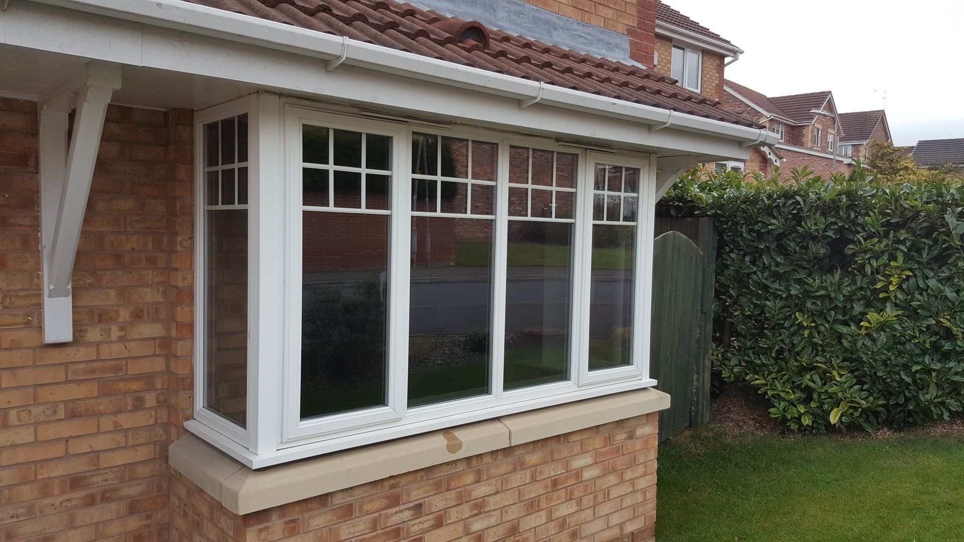 house front window tinted 