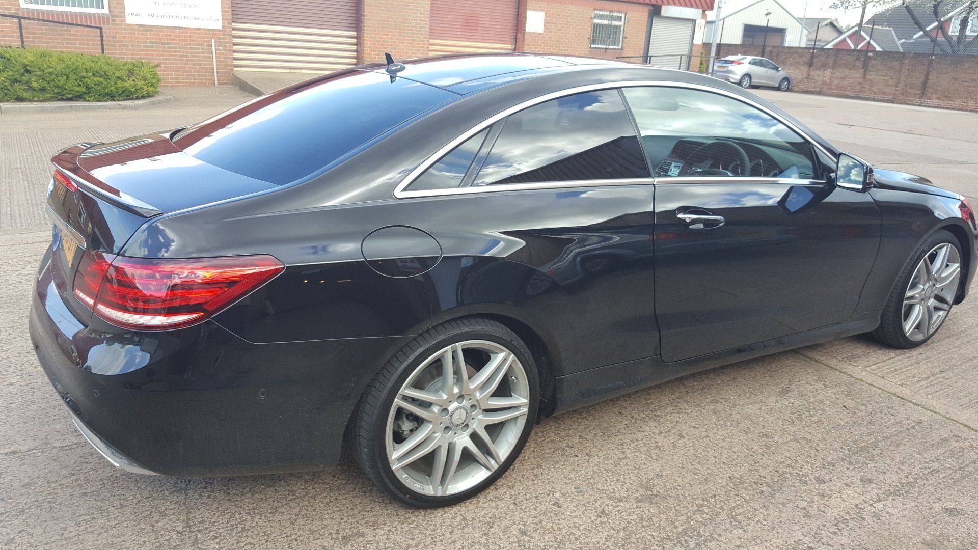 Mercedes with tinted windows 