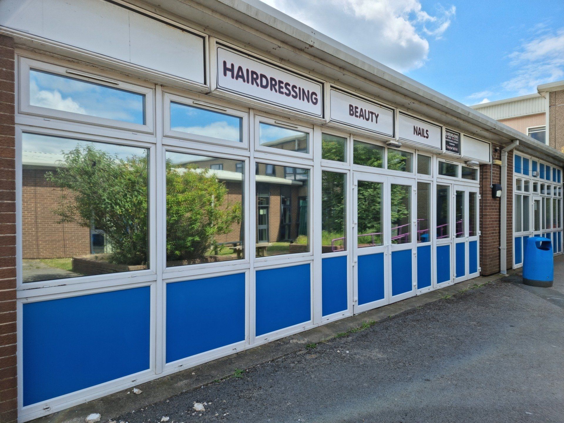 school windows tinted to reduce heat