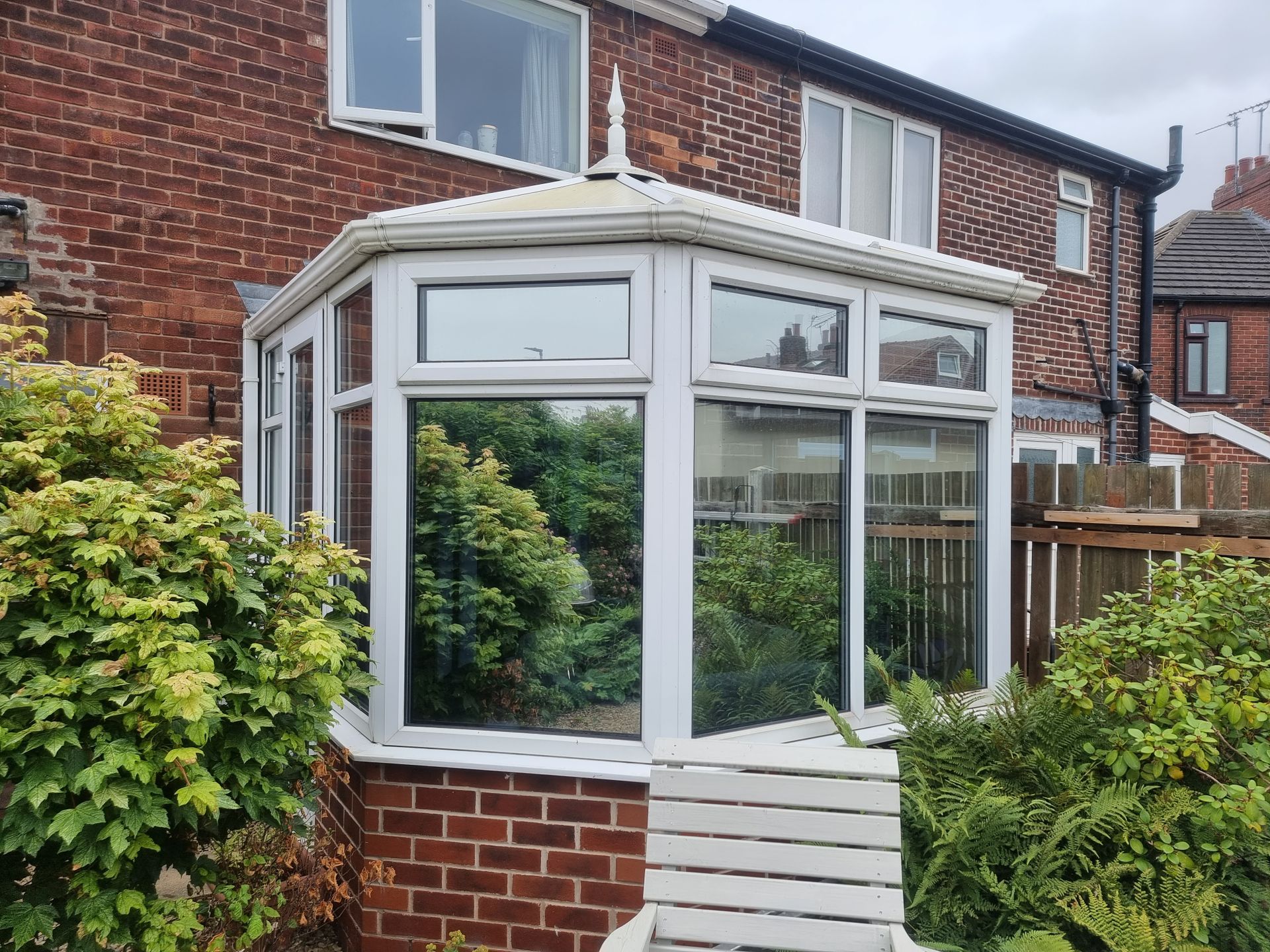 house front windows tinted with privacy tint