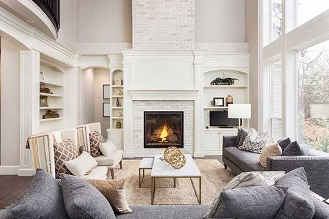 Beautiful Living Room in New Luxury Home