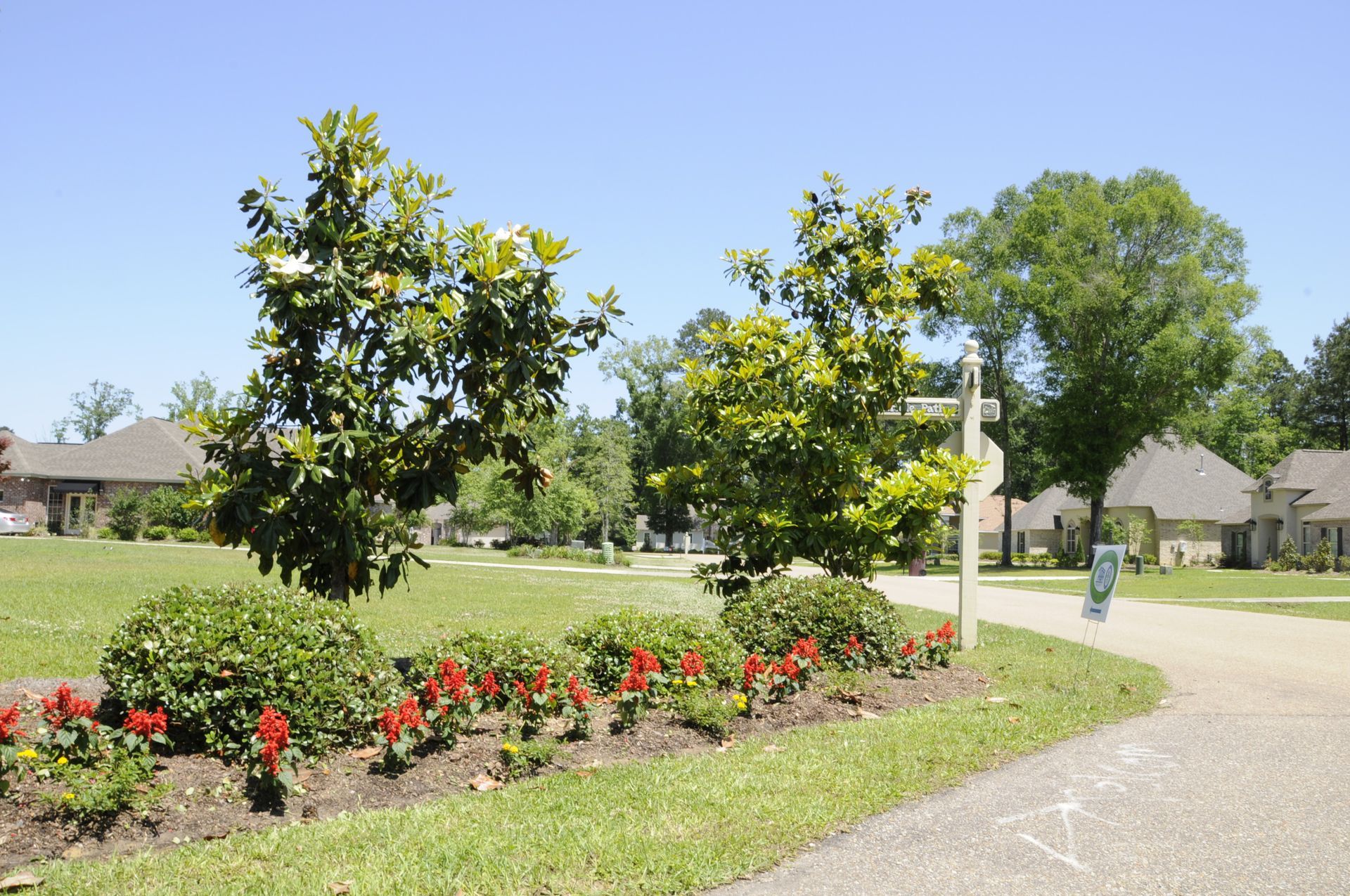 Entryway of Hammond's private, gated community | Forbes Farms neighborhood