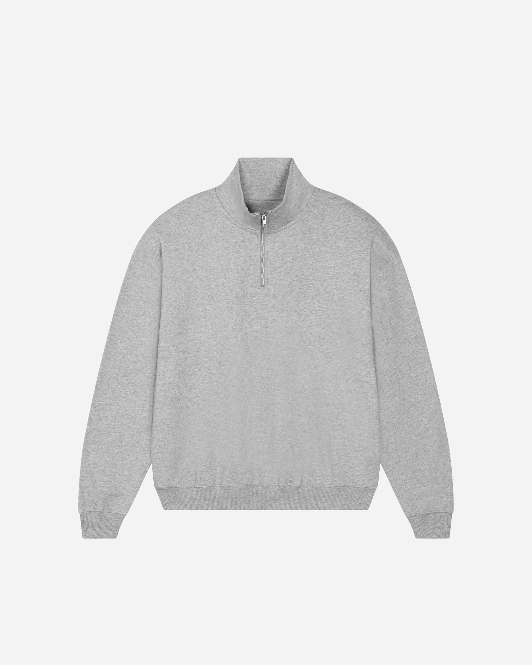 Sleaford Quarter Zip: Grey