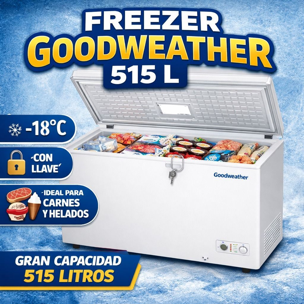 FREEZER Congelador Marca Goodwheater 515 Litros