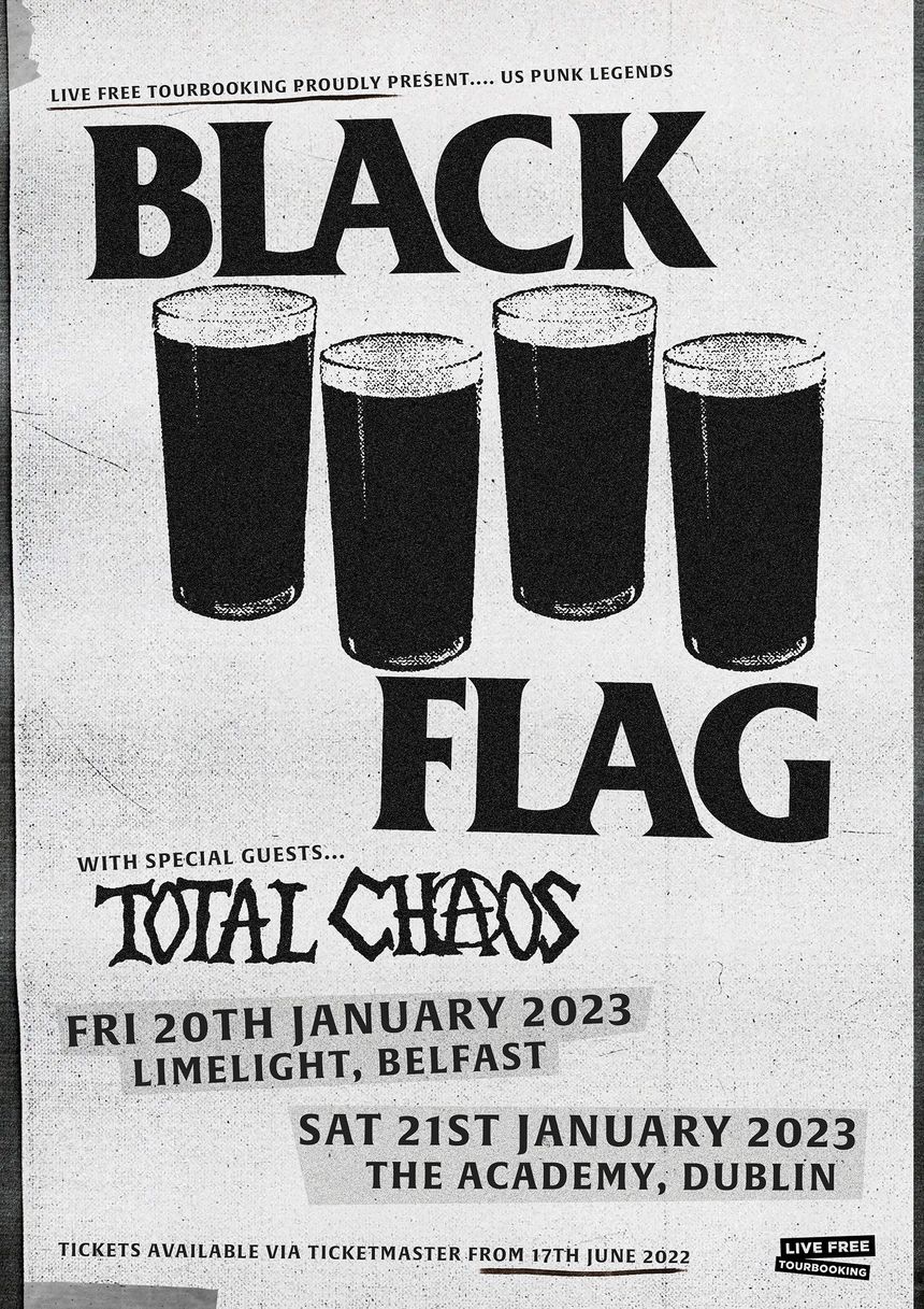 black flag tour schedule