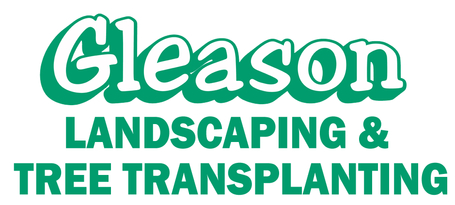 The logo for Gleason tree services is a certified arborist.