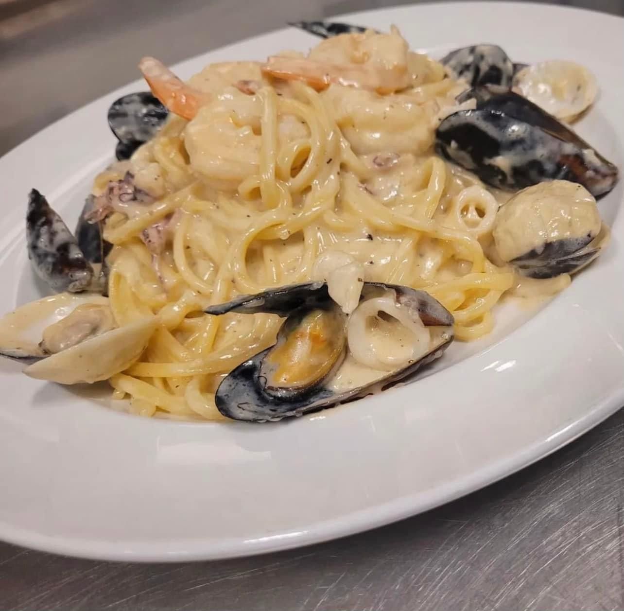 Best Seafood Pescatore with Alfredo Sauce in Reading, Pa at Esposito's Italian Restaurant and Pizzeria