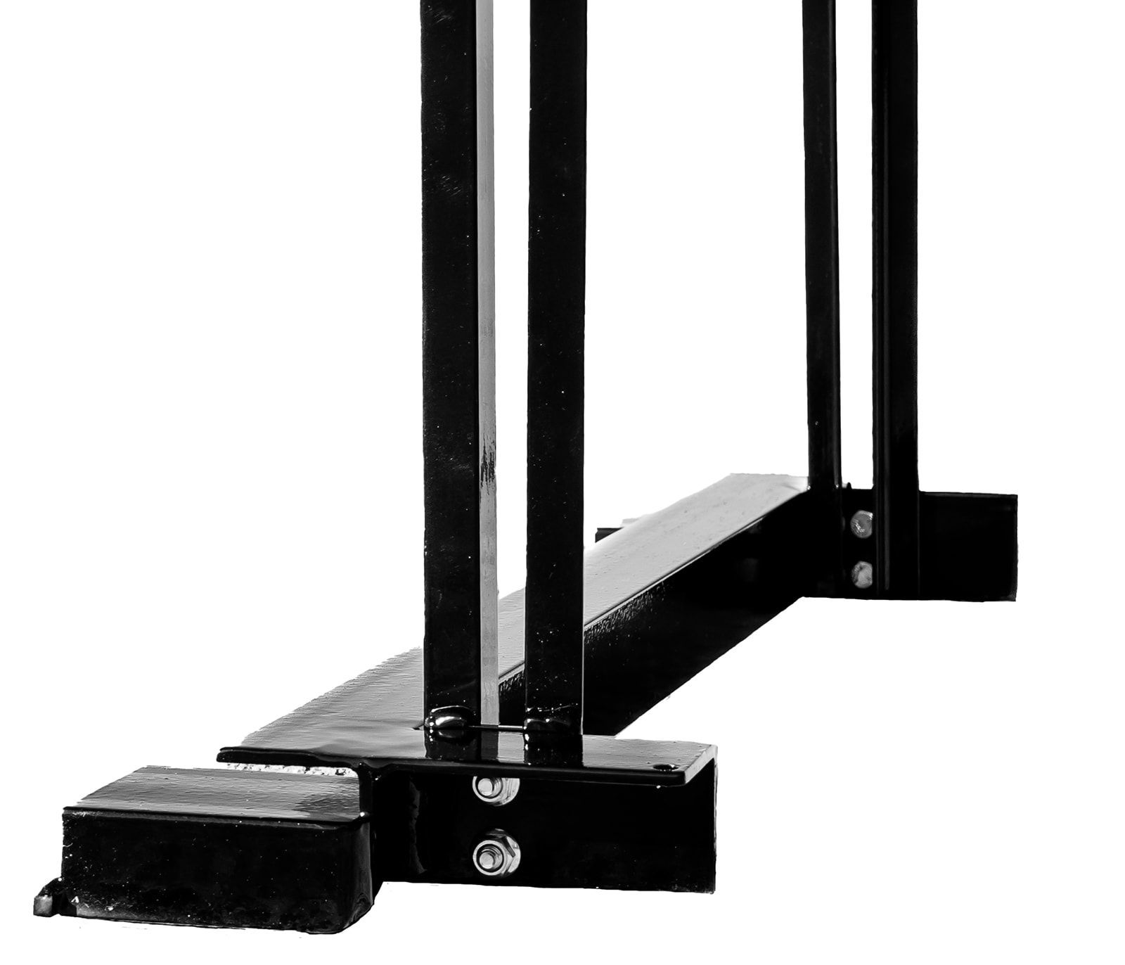 Black steel coil rack carrier