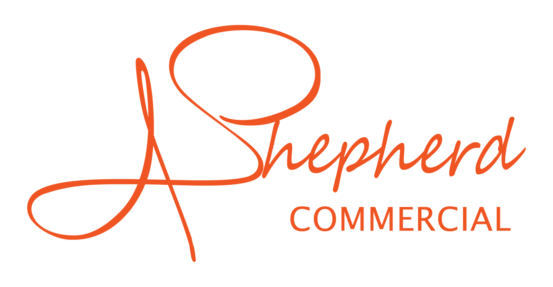 Orange script logo 