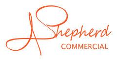 Orange script logo 