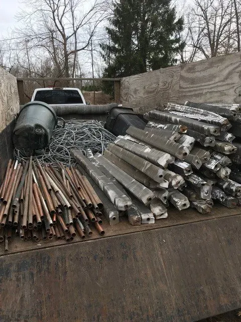 Rusty Broke Hollow Section Bar - Orangeburg, NY - Clean Space Junk Removal And Cleanouts