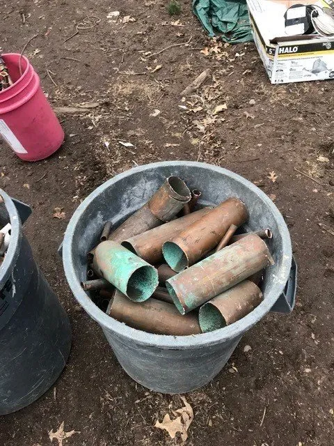Rusty Water Pipes - Orangeburg, NY - Clean Space Junk Removal And Cleanouts