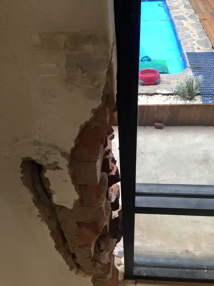 Before Internal Solid Plaster Repair - Adelaide, SA - Master Plasterers
