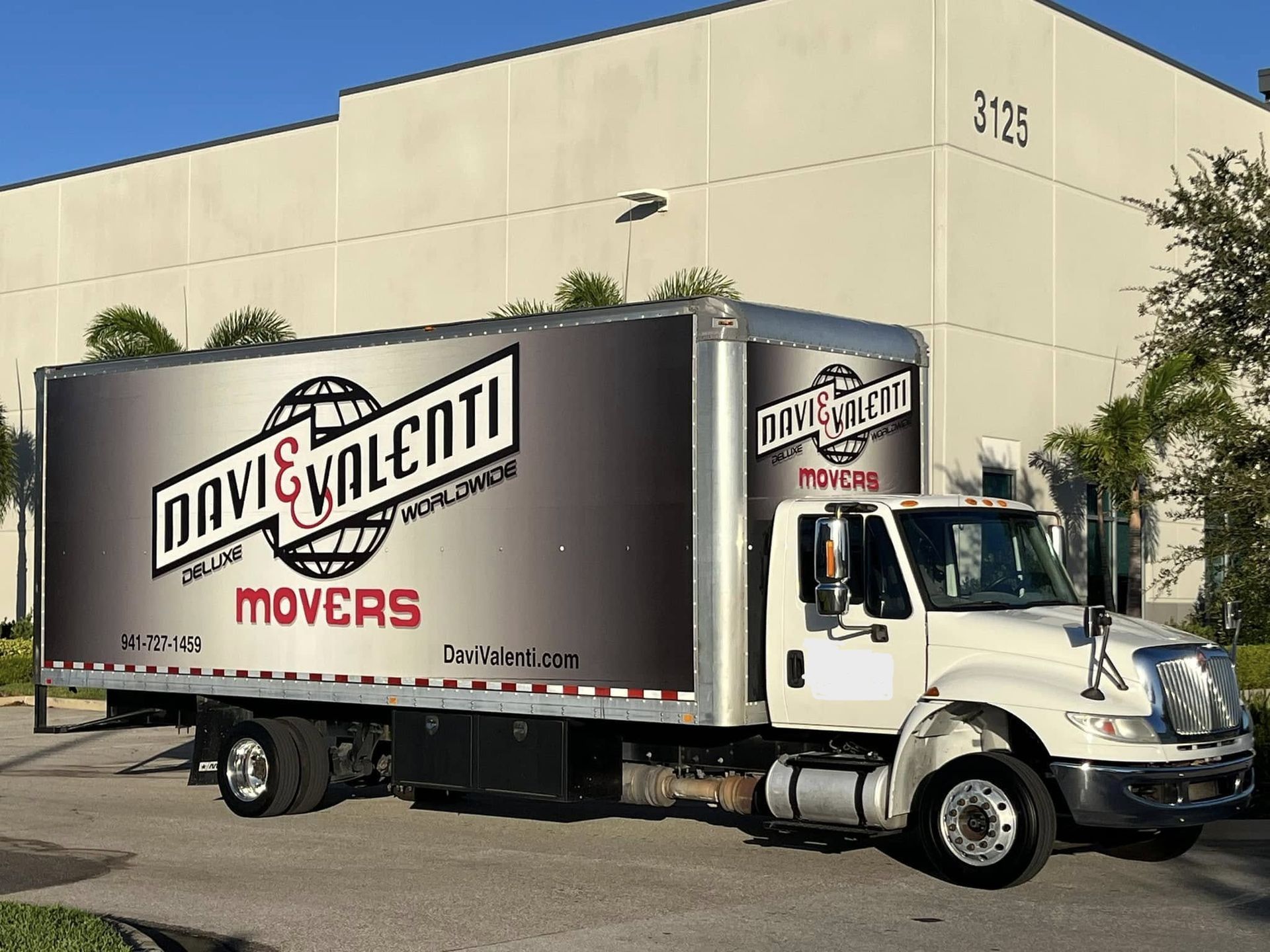 Moving truck with 