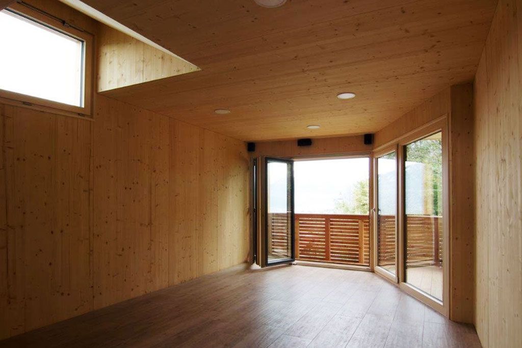 Innenraumgestaltung mit Holz