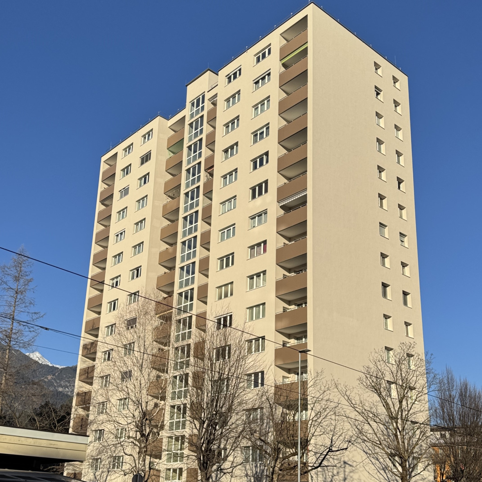 Sanierung von zwei Wohnbloecken