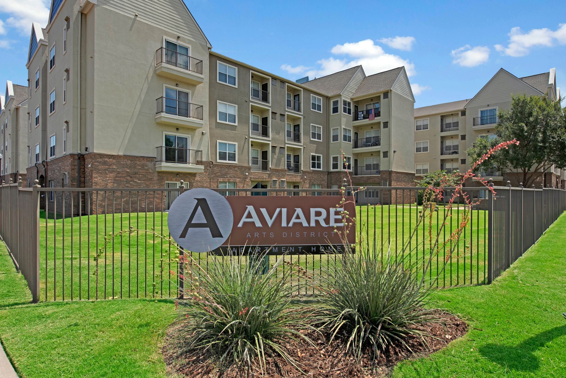 signage in front of property