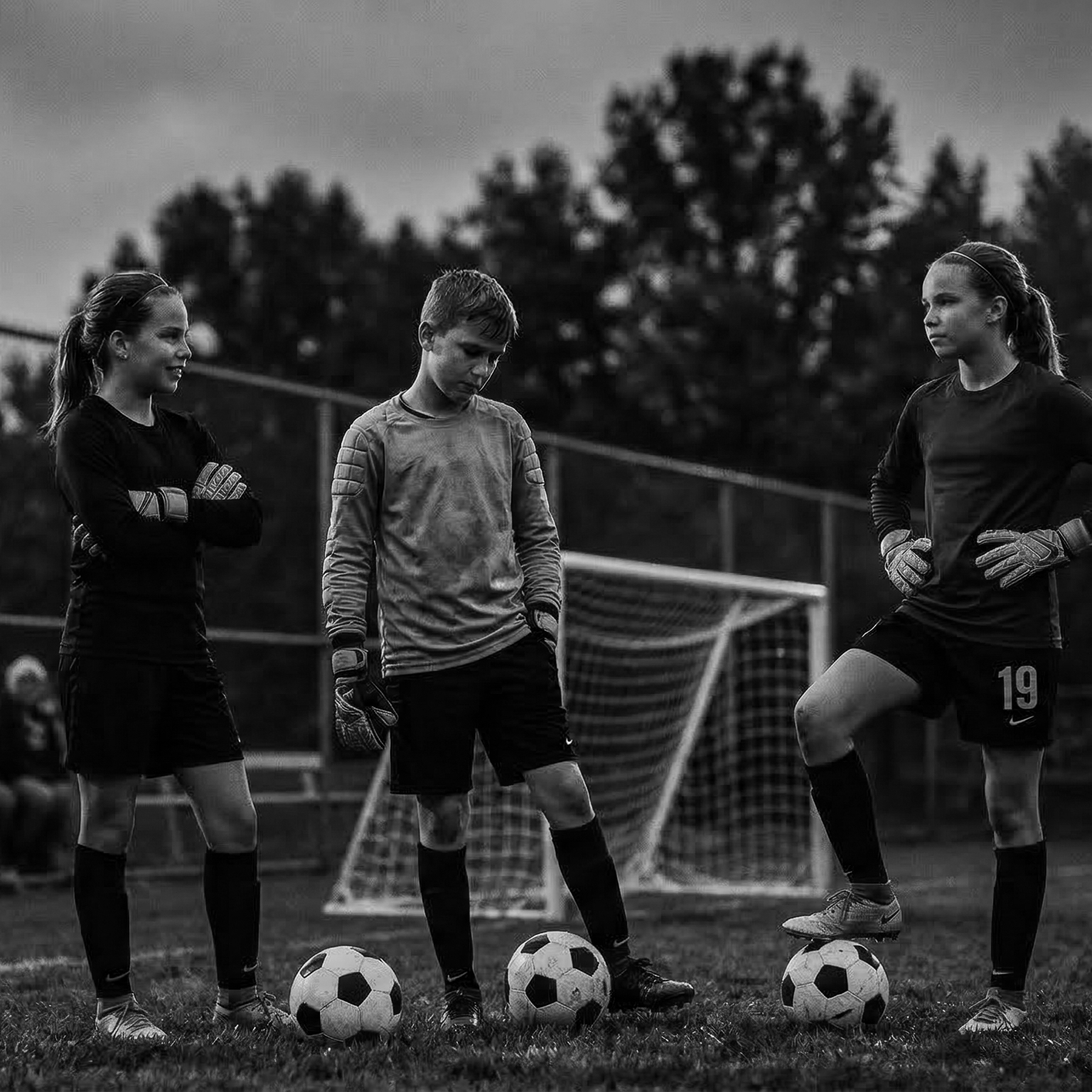 Waco youth goalkeepers at a catalyst training sessions.