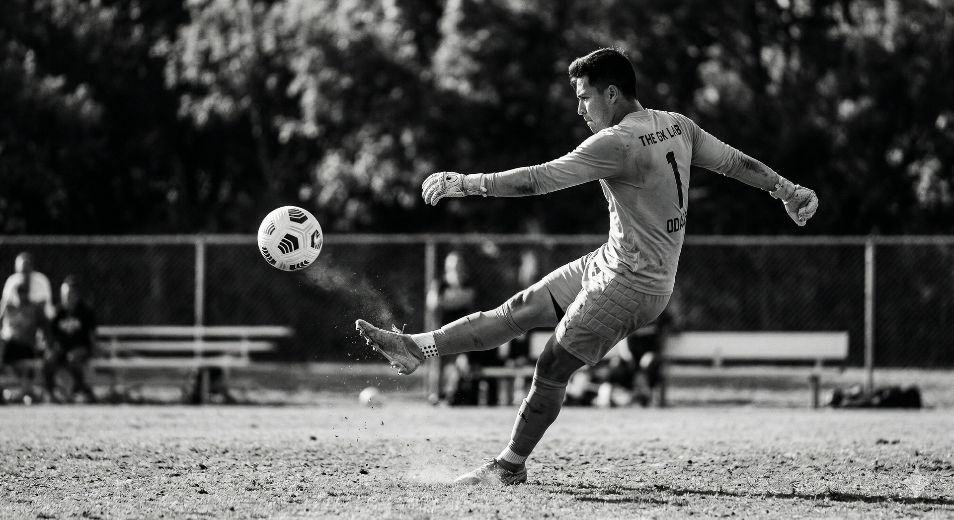 Goalkeeper punting the ball Waco, Texas