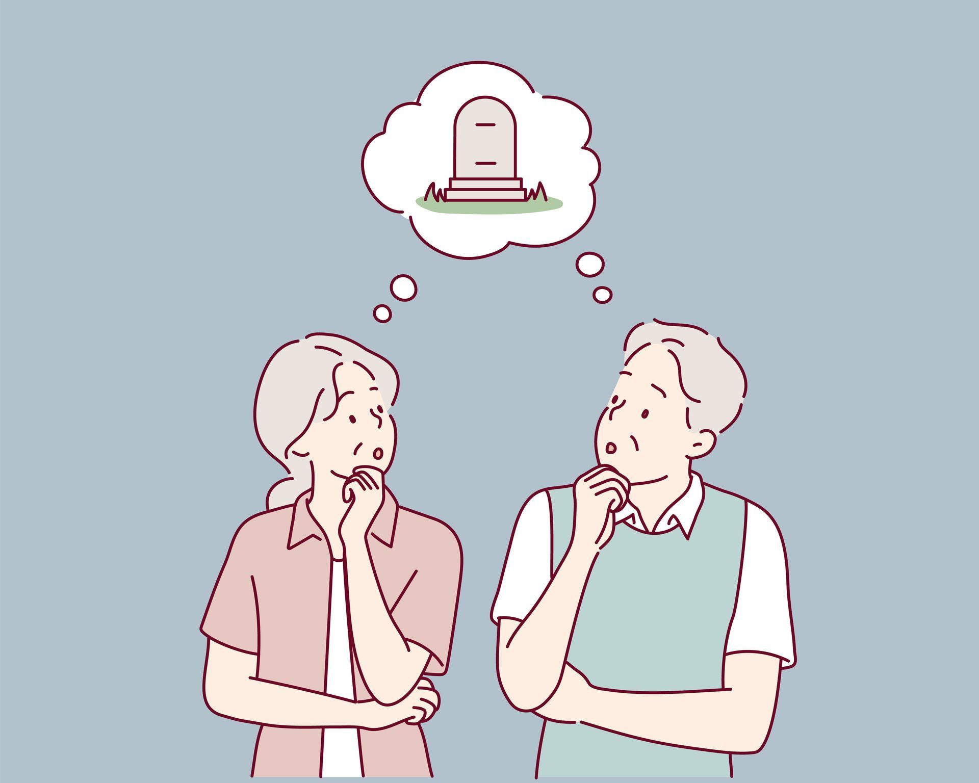 Installing a memorial stone