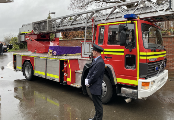 Fire Truck Funeral Car