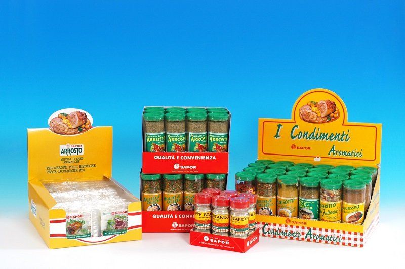 Contenitori per spezie in plastica