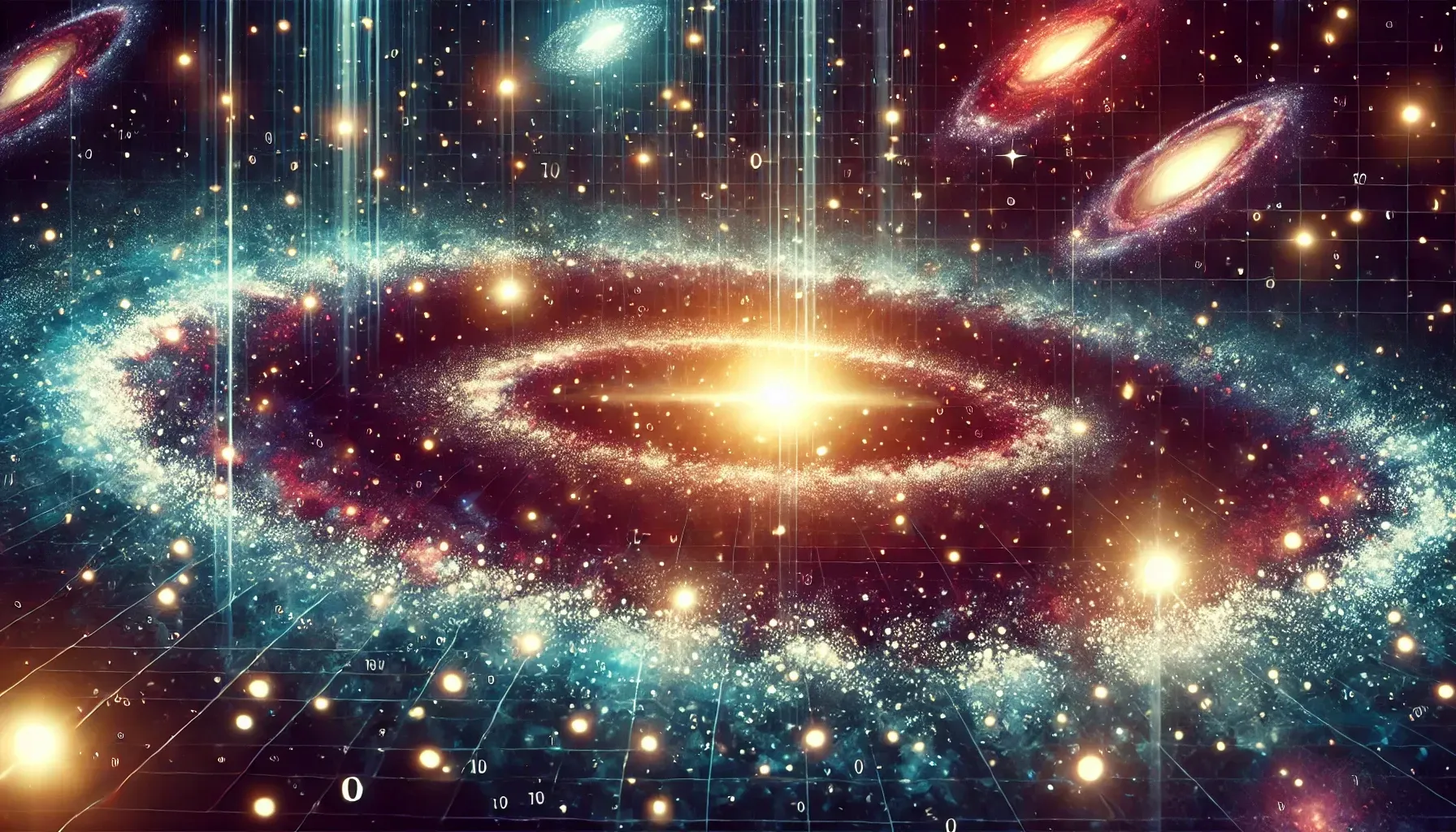 De första stjärnorna tänds i universum under den kosmiska gryningen.