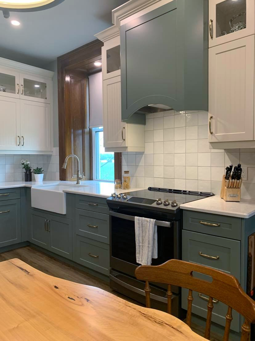 Custom Colourful Kitchen