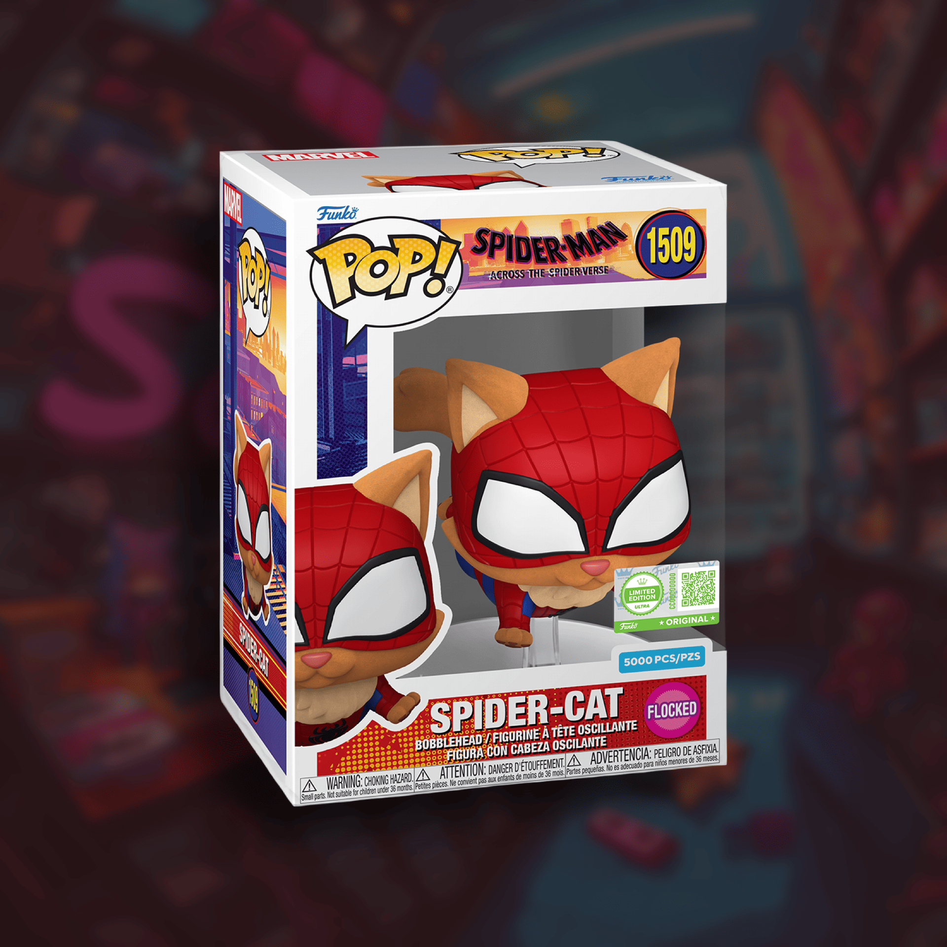 Funko Pop! - Spider-man: Spider-Cat (Flocked, LE5000) Funko Exclusive