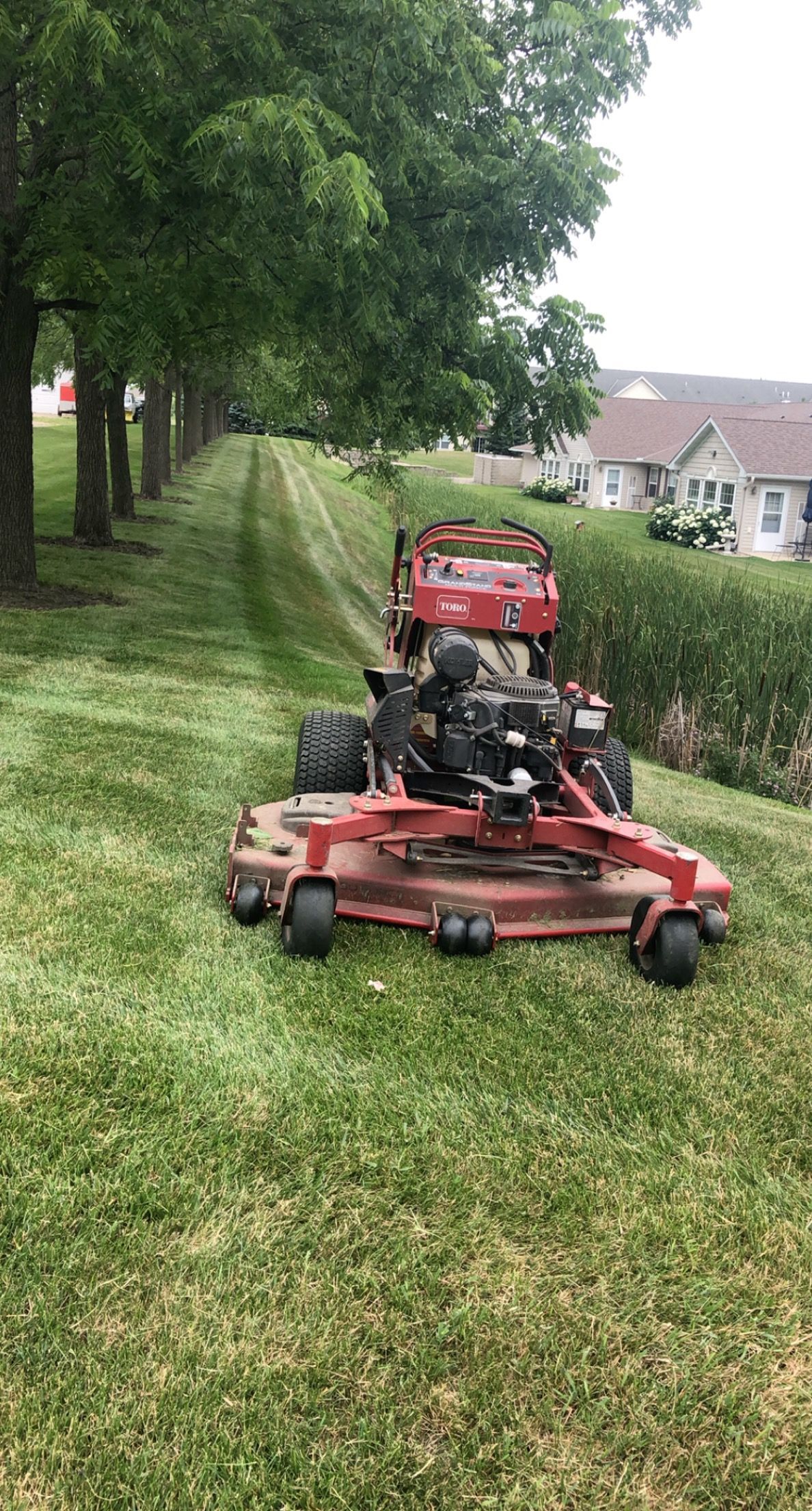 Red Lawn Mower — Hutchinson, MN — Green Earth Lawn Care