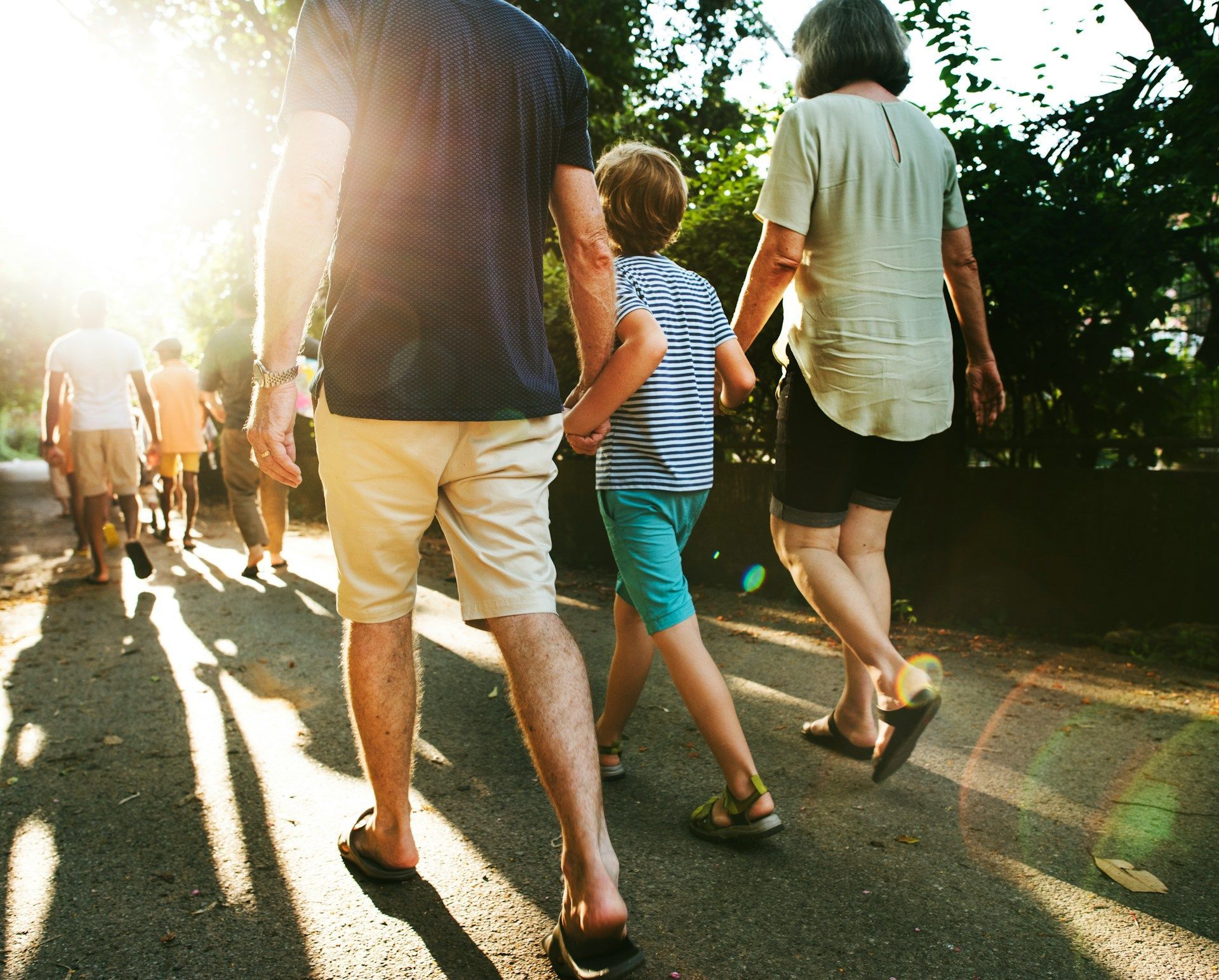 people walking