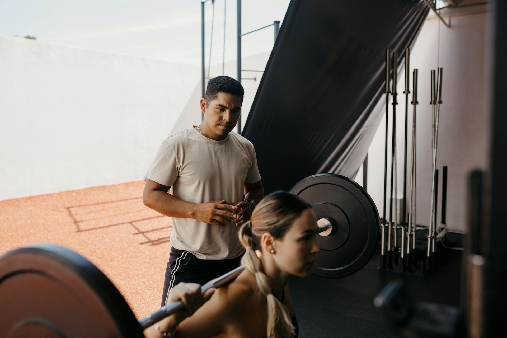 woman weightlifting