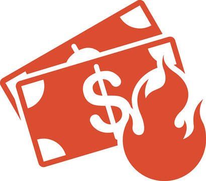 money on fire because of a duct cleaning scam